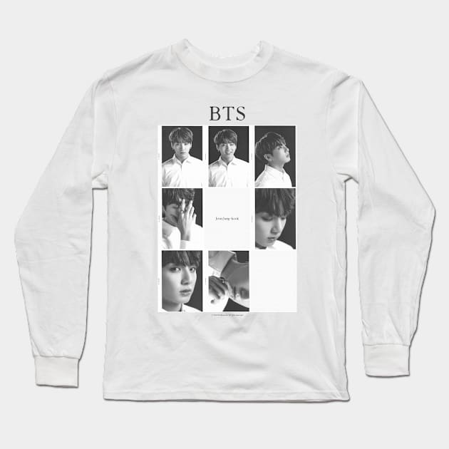 BTS JUNG KOOK Long Sleeve T-Shirt by Y2KPOP